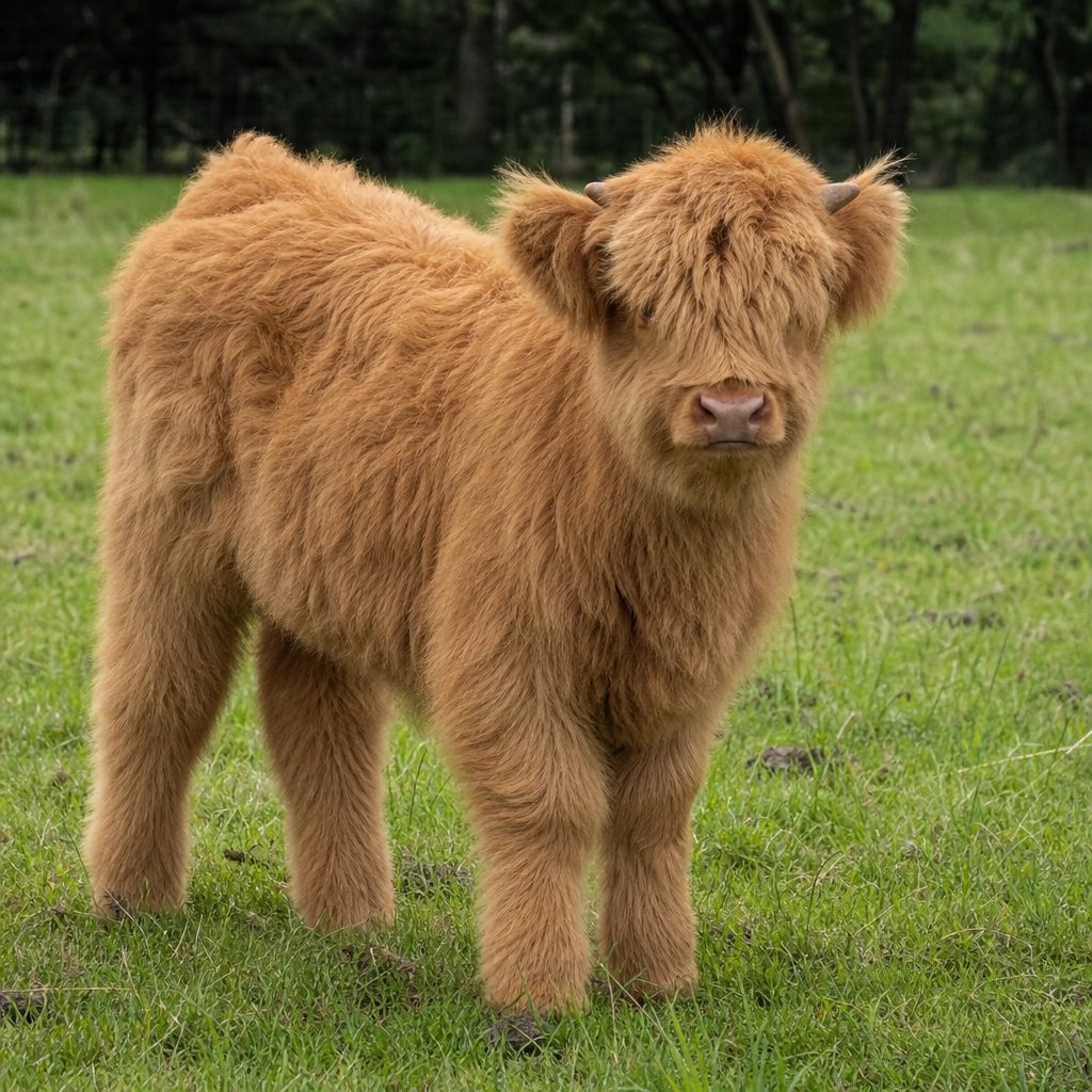 Meet Luna| Our Mini highland calf for sale | Mary Farm